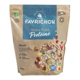 Muesli bien-être protéine soja & fruits bio