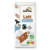 Chocolat au lait 41% bio et équitable