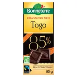 Chocolat noir 85% Togo équitable et bio