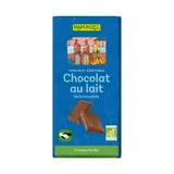 Chocolat au lait bio et équitable