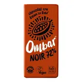 Chocolat cru noir 72% bio et équitable