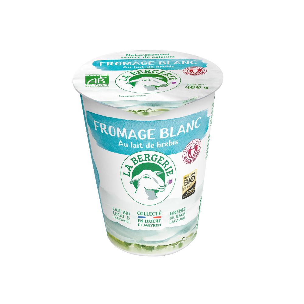 Fromage blanc au lait de brebis bio équitable