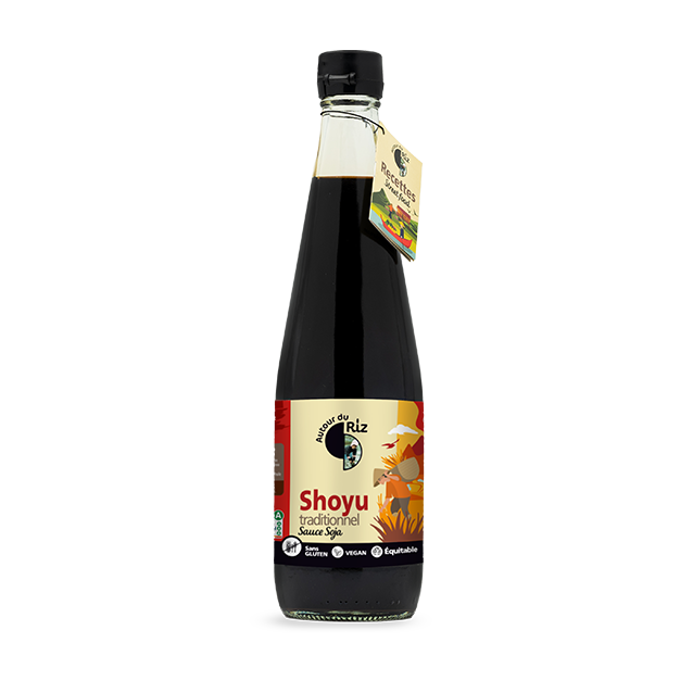 Shoyu sauce soja traditionnelle bio et équitable