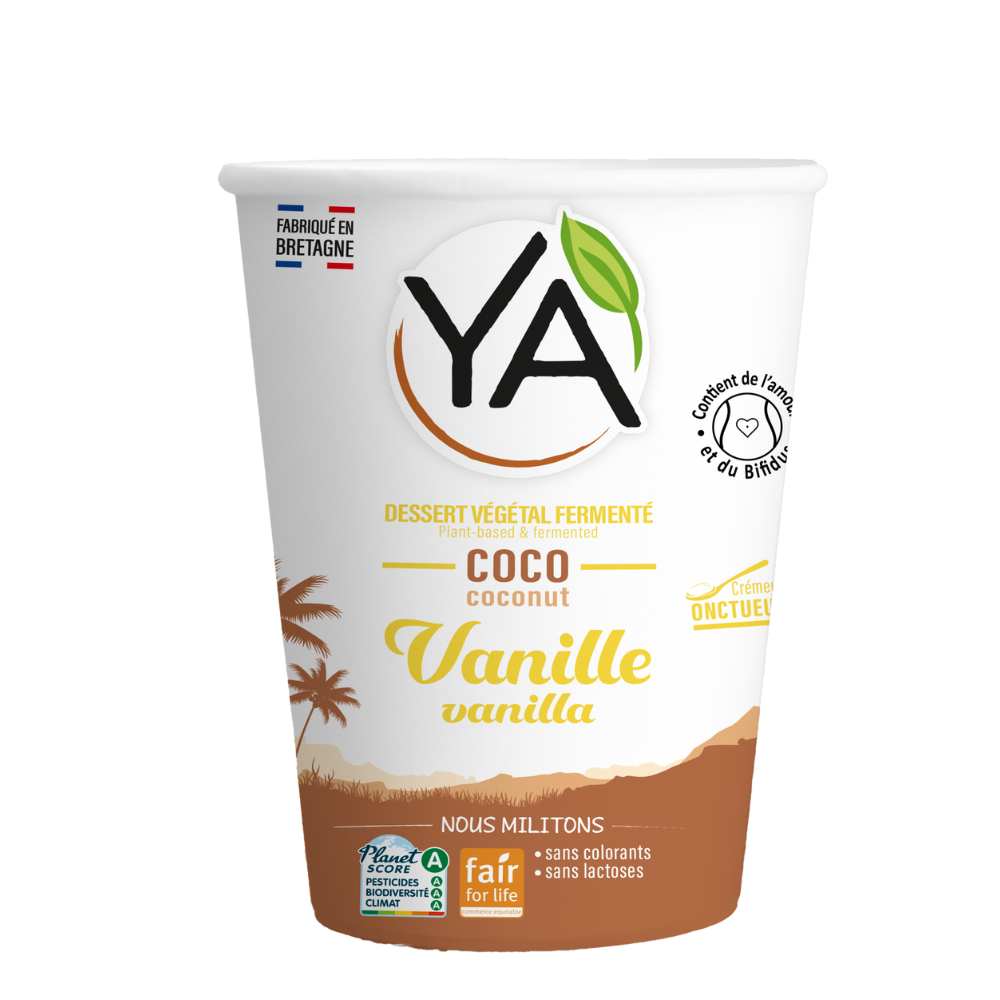 Dessert végétal coco vanille bio et équitable