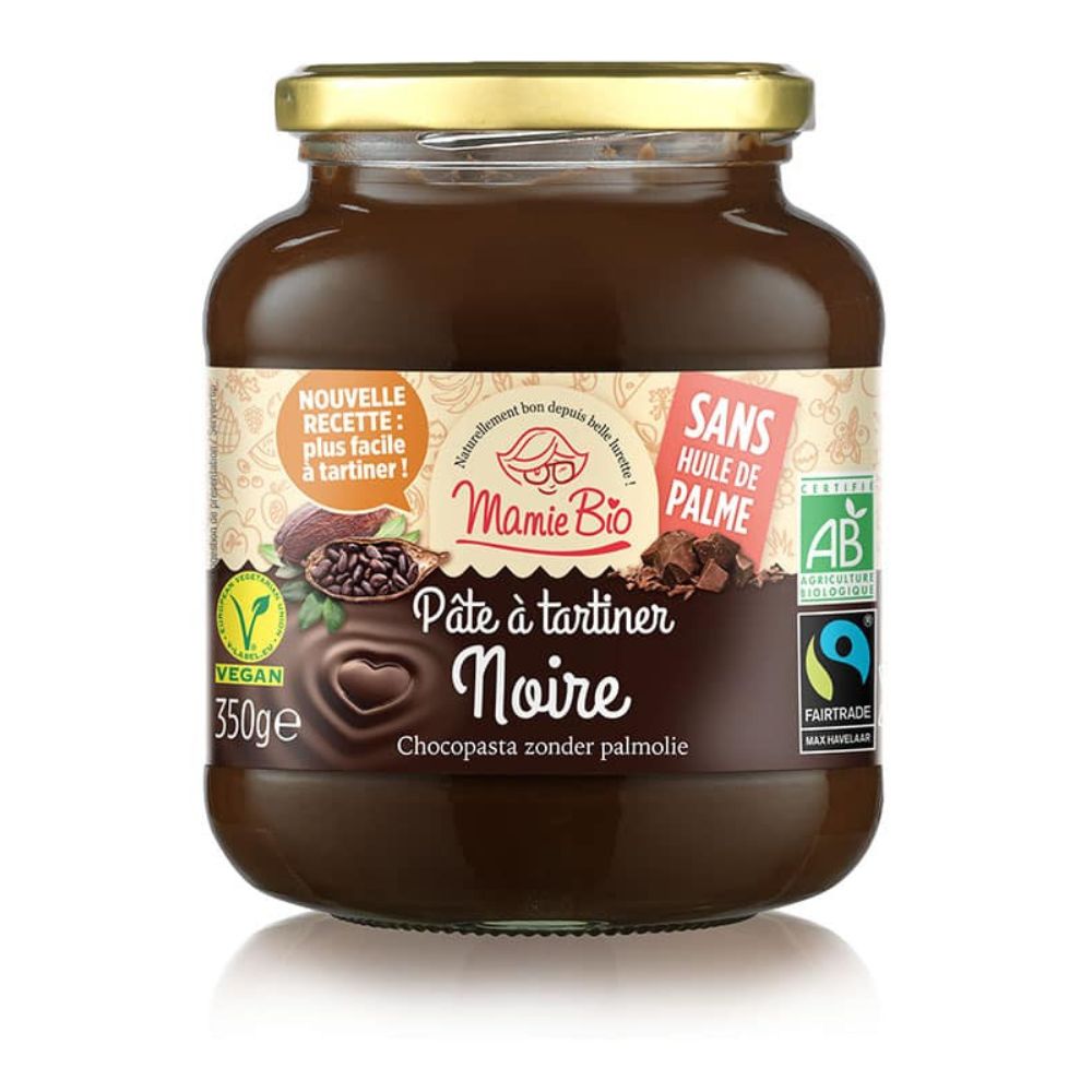 Pâte à tartiner chocolat noire bio et équitable