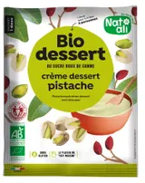 Préparation pour crème dessert pistache bio et équitable