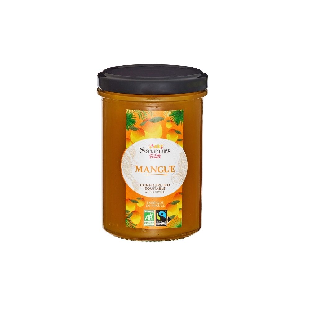 Mangue équitable bio - confiture moins sucrée
