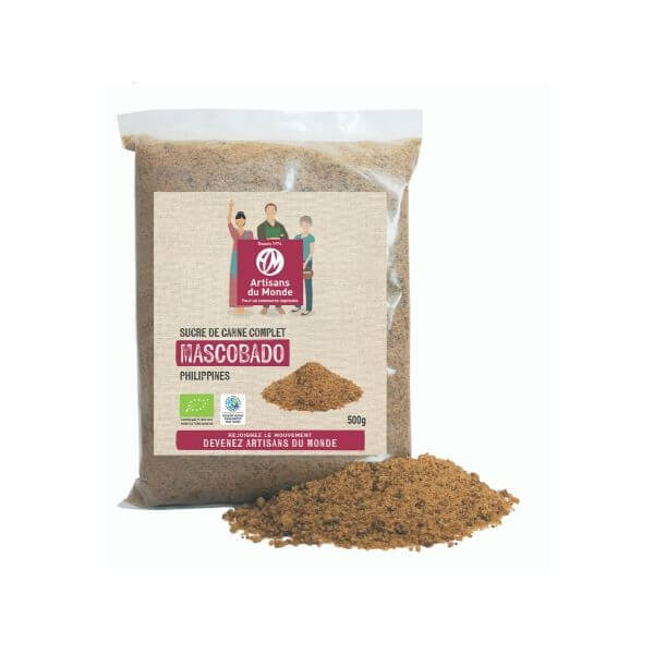Sucre de canne mascobado bio et équitable