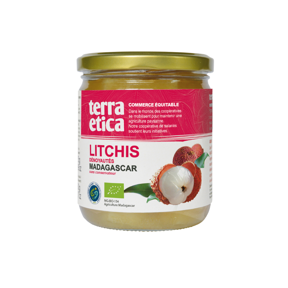 Litchis dénoyautés équitable et bio