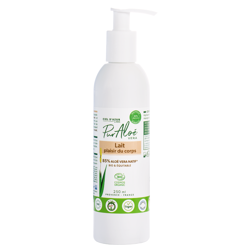 Lait plaisir du corps hydratant aloe vera 85%
