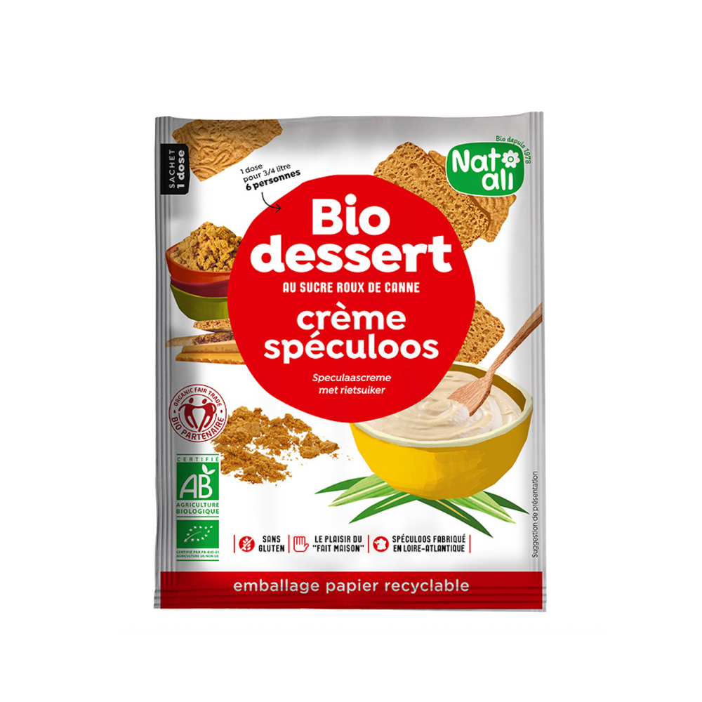 Préparation pour crème spéculoos bio et équitable