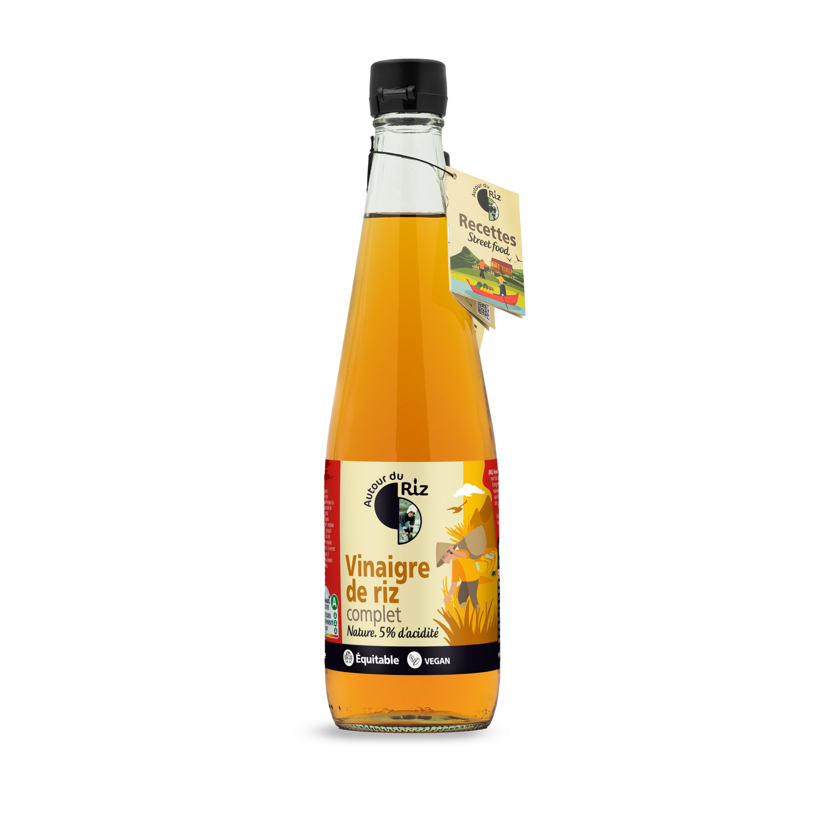 Vinaigre de riz complet bio et équitable
