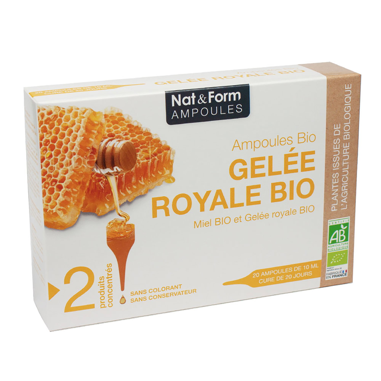 Gelée royale bio x 20