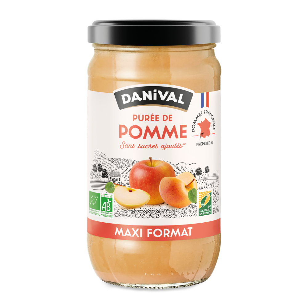 Purée de fruits dani'pom pomme bio