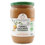 Purée pomme gingembre bio