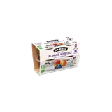 Purée 100% fruits pomme myrtille bio - 4x100g