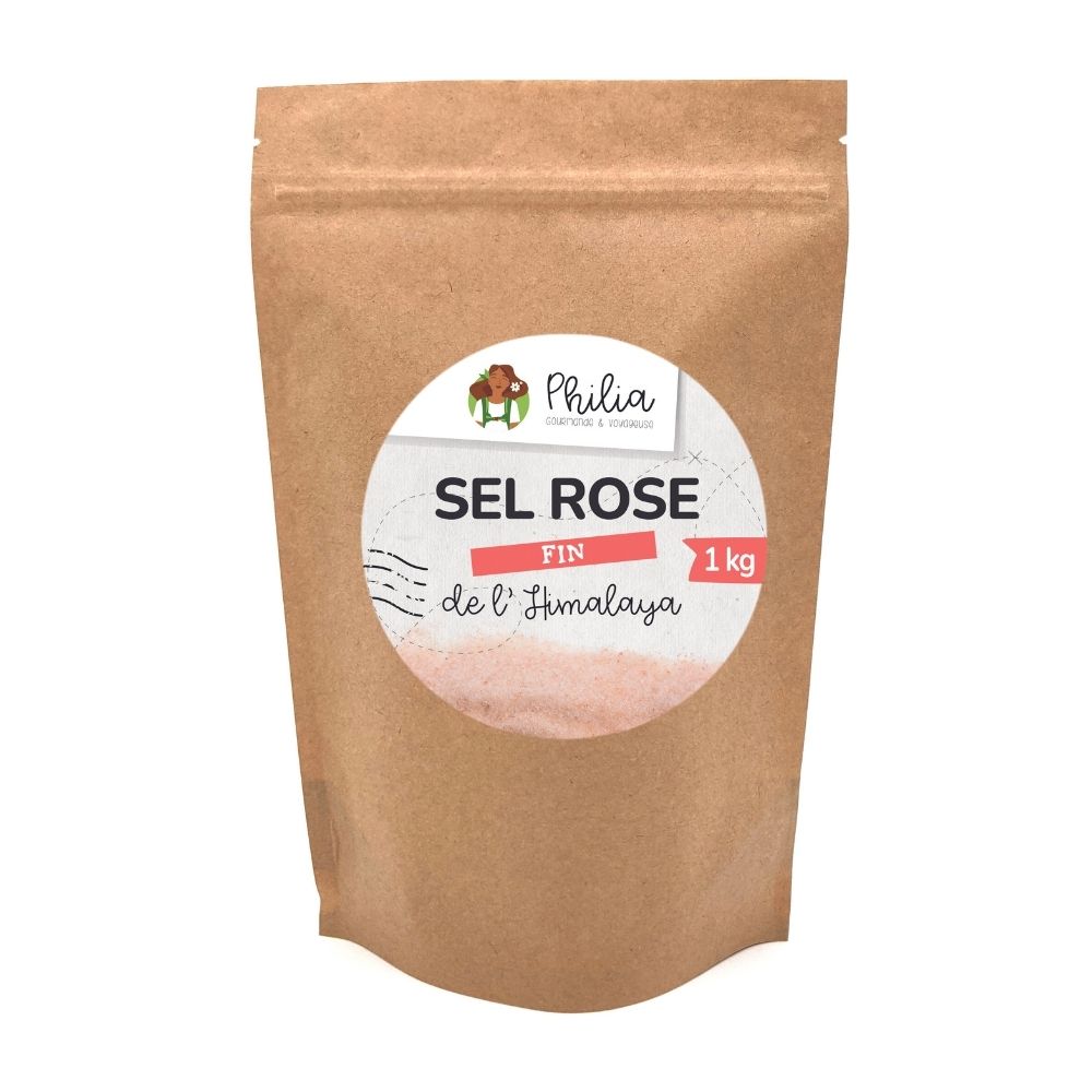 Sel rose fin de l'Himalaya