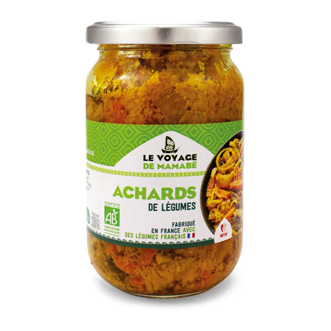 Achards de légumes bio