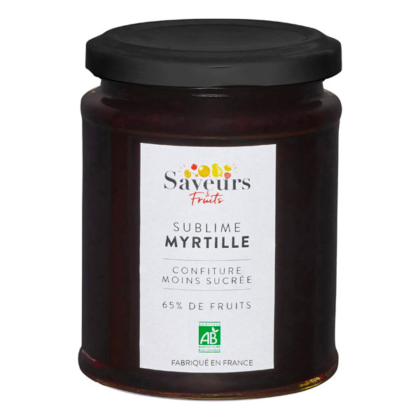 Sublime myrtille - confiture moins sucrée bio