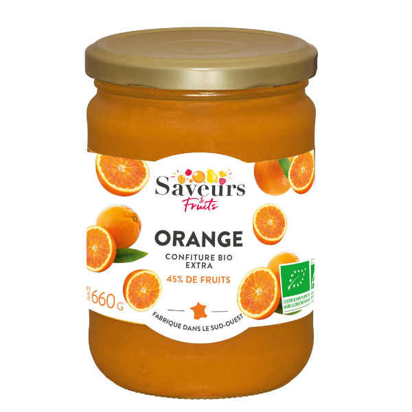 Confiture extra d'orange bio