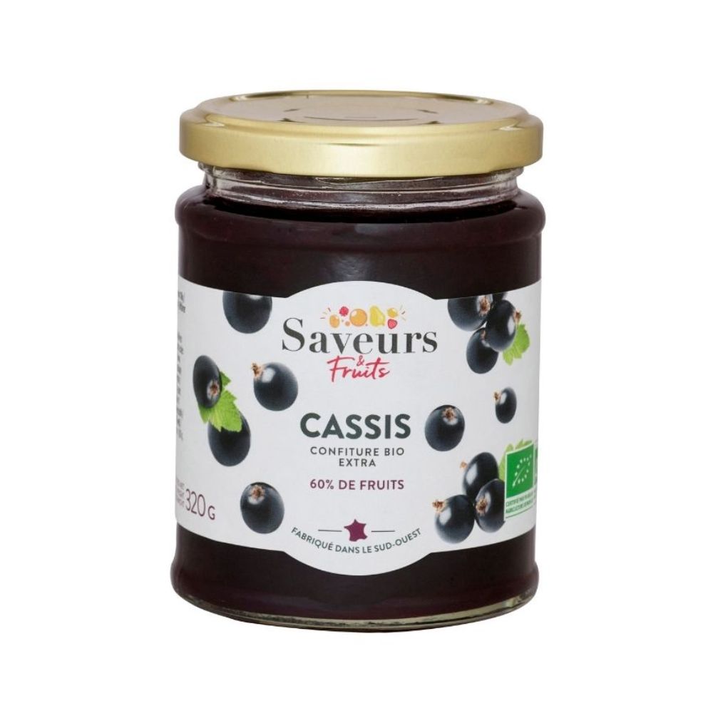Confiture extra de cassis bio