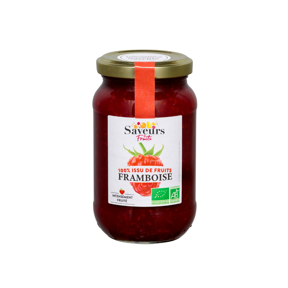 Spécialité 100% fruits à la framboise bio
