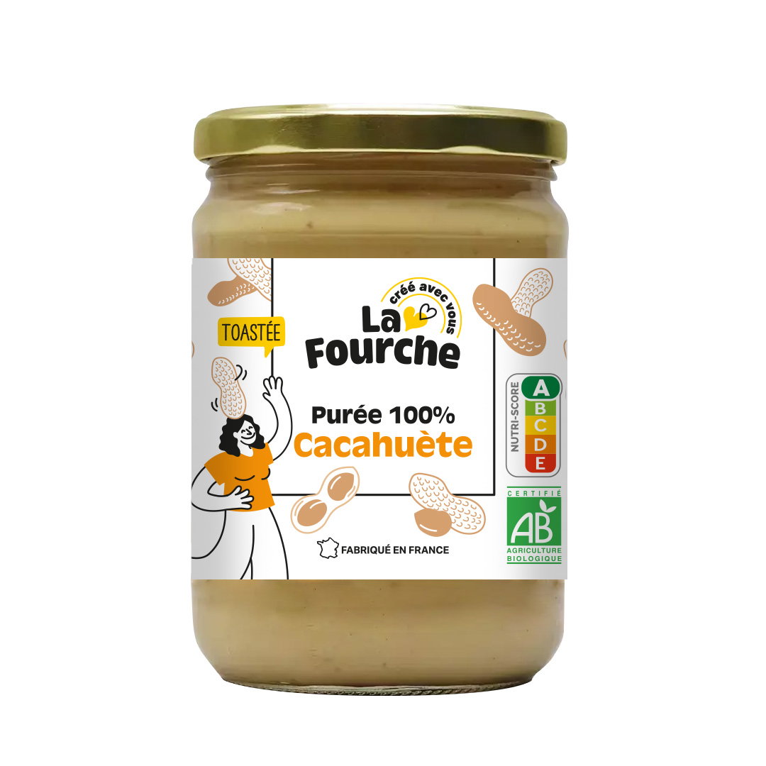 Purée 100% cacahuètes bio