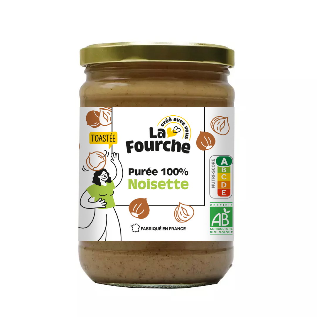 Purée 100% noisettes bio