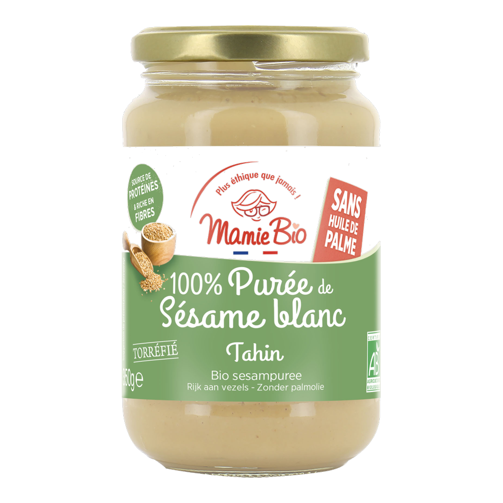 Purée de sésame tahin blanc bio