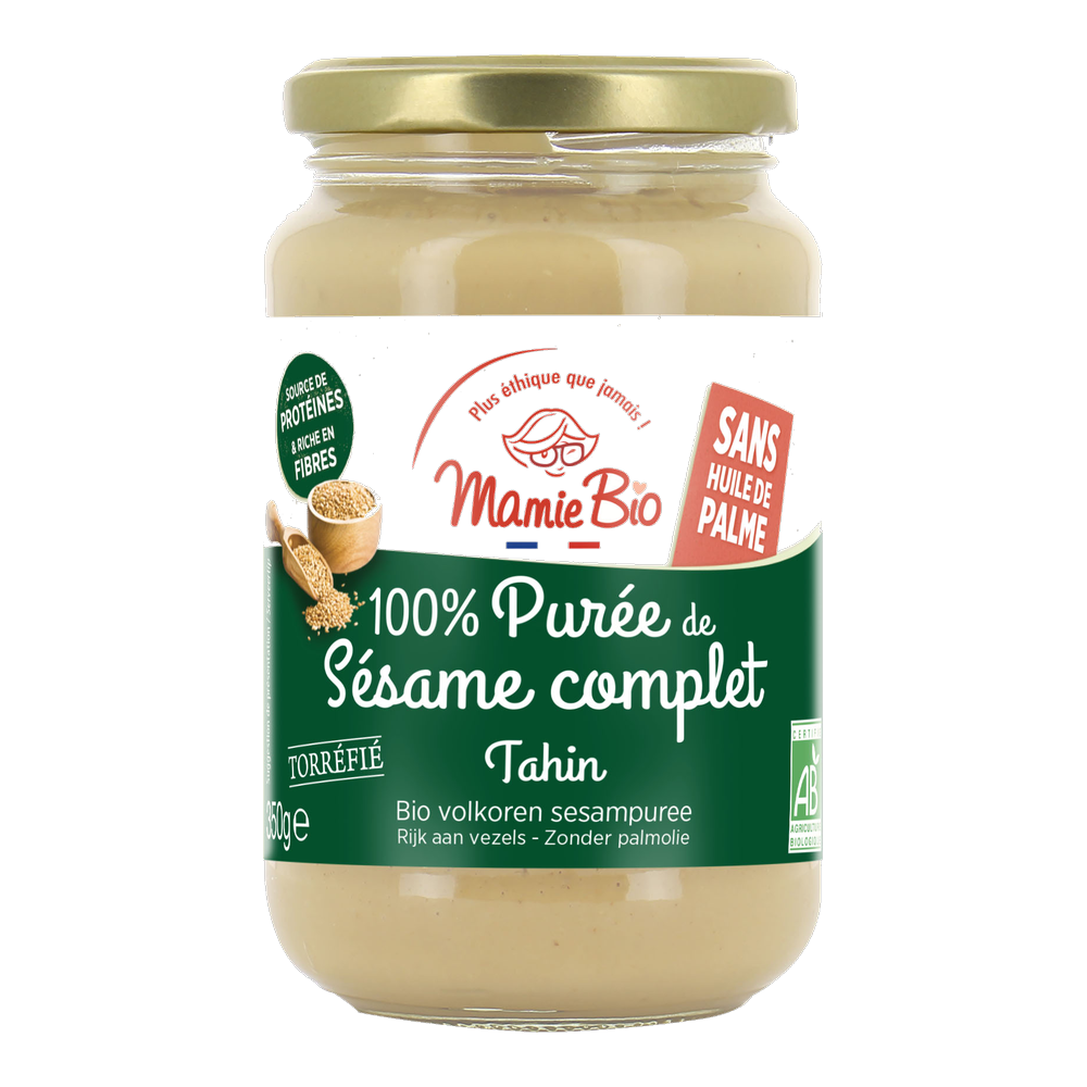 Purée de sésame tahin complet bio