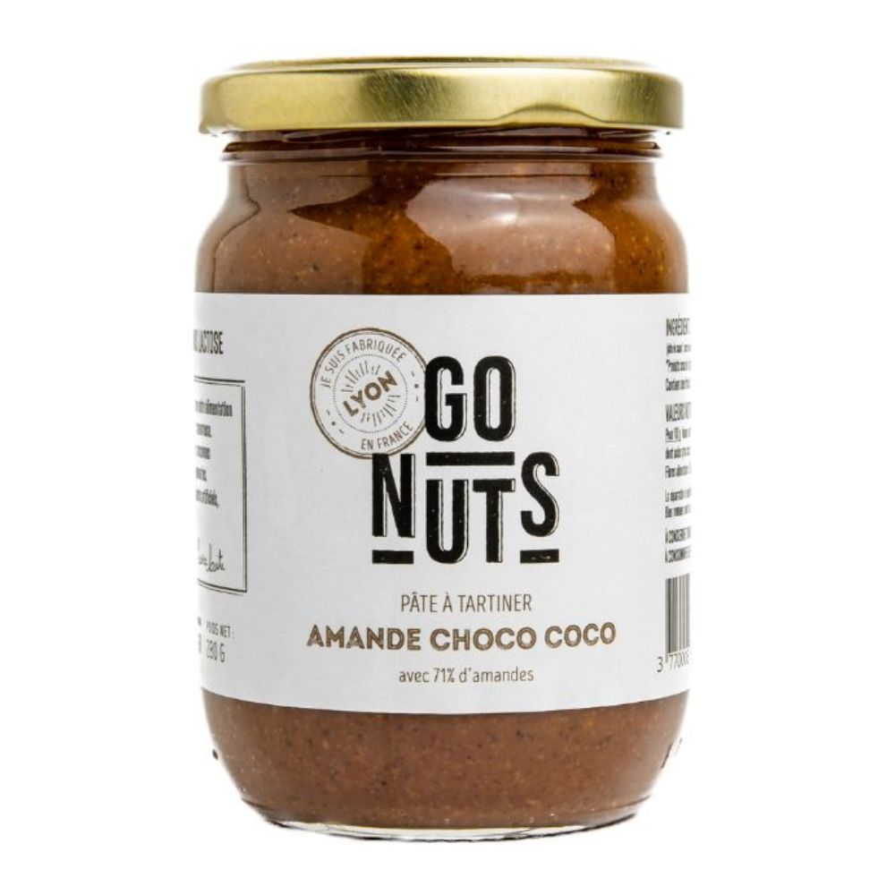 Pâte à tartiner amande choco coco bio