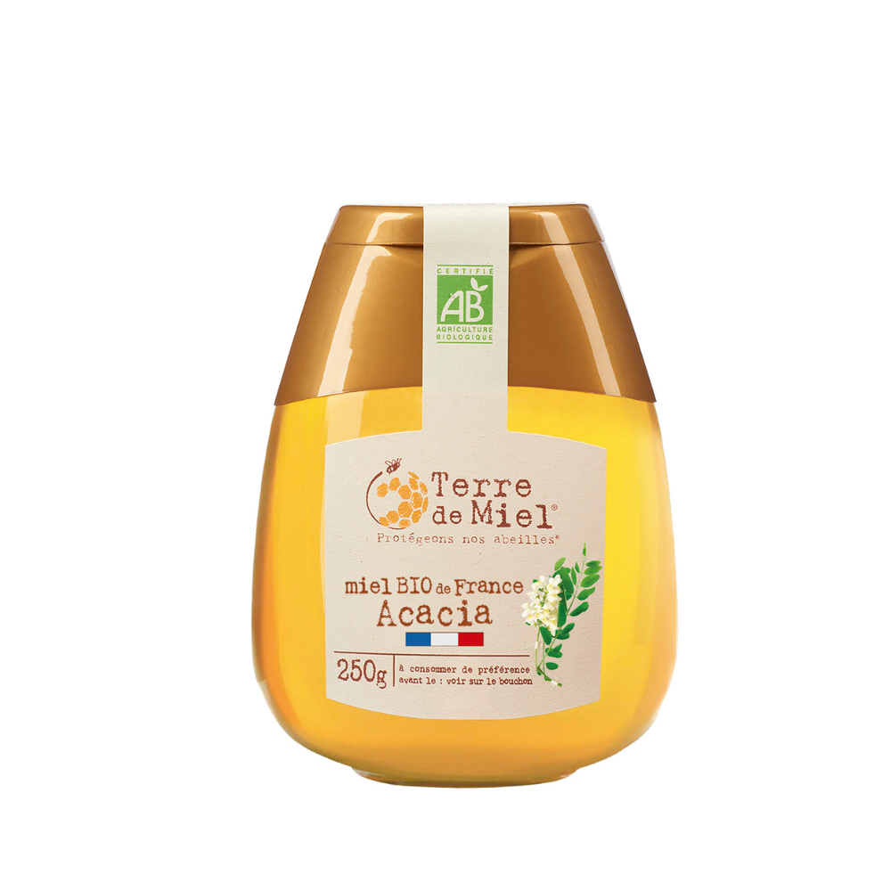 Miel d'acacia France bio squeezer