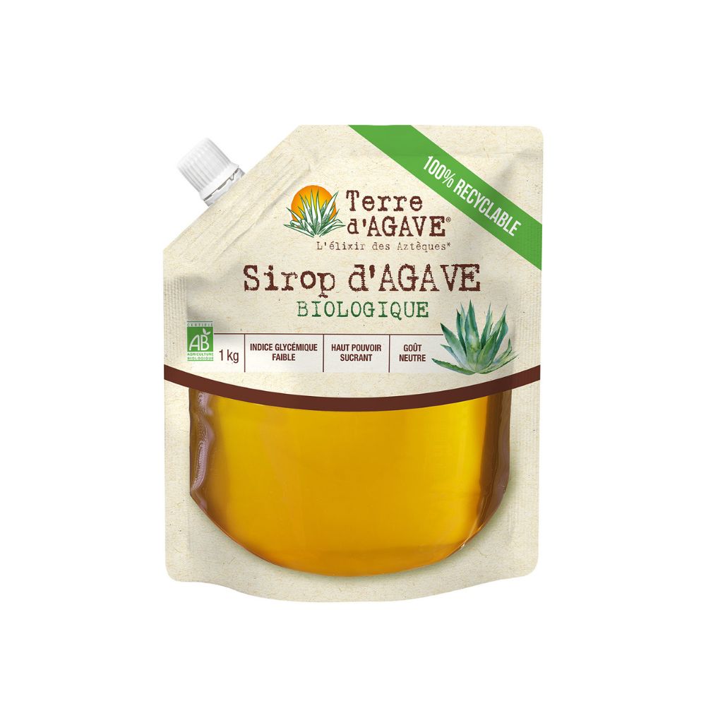 Sirop d'agave bio doypack
