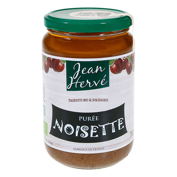 Purée de noisette origine Italie bio