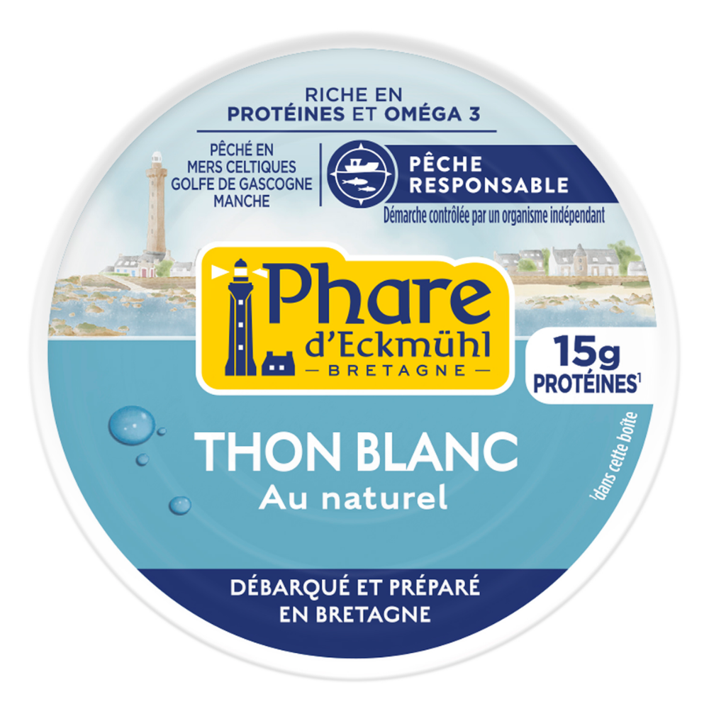 Thon blanc germon au naturel - pêche responsable