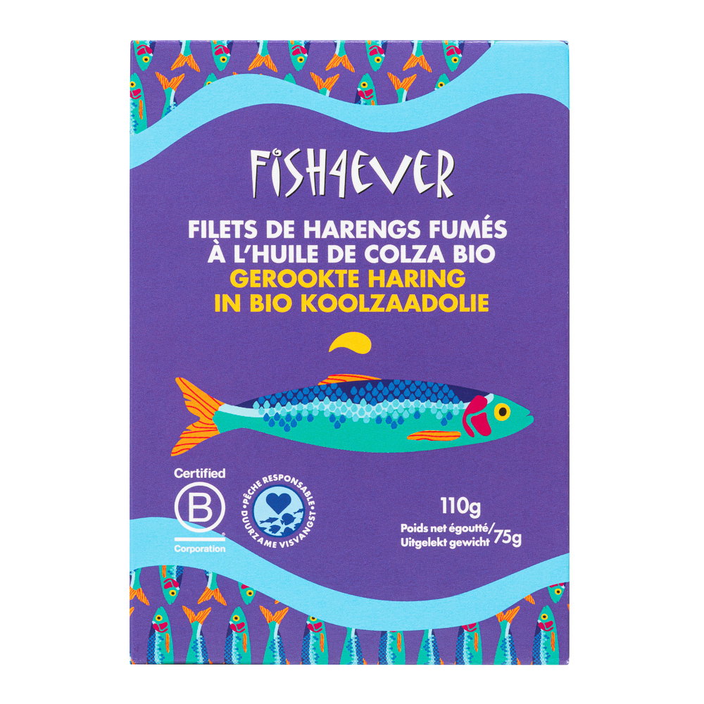 Hareng fumé à l'huile de colza bio