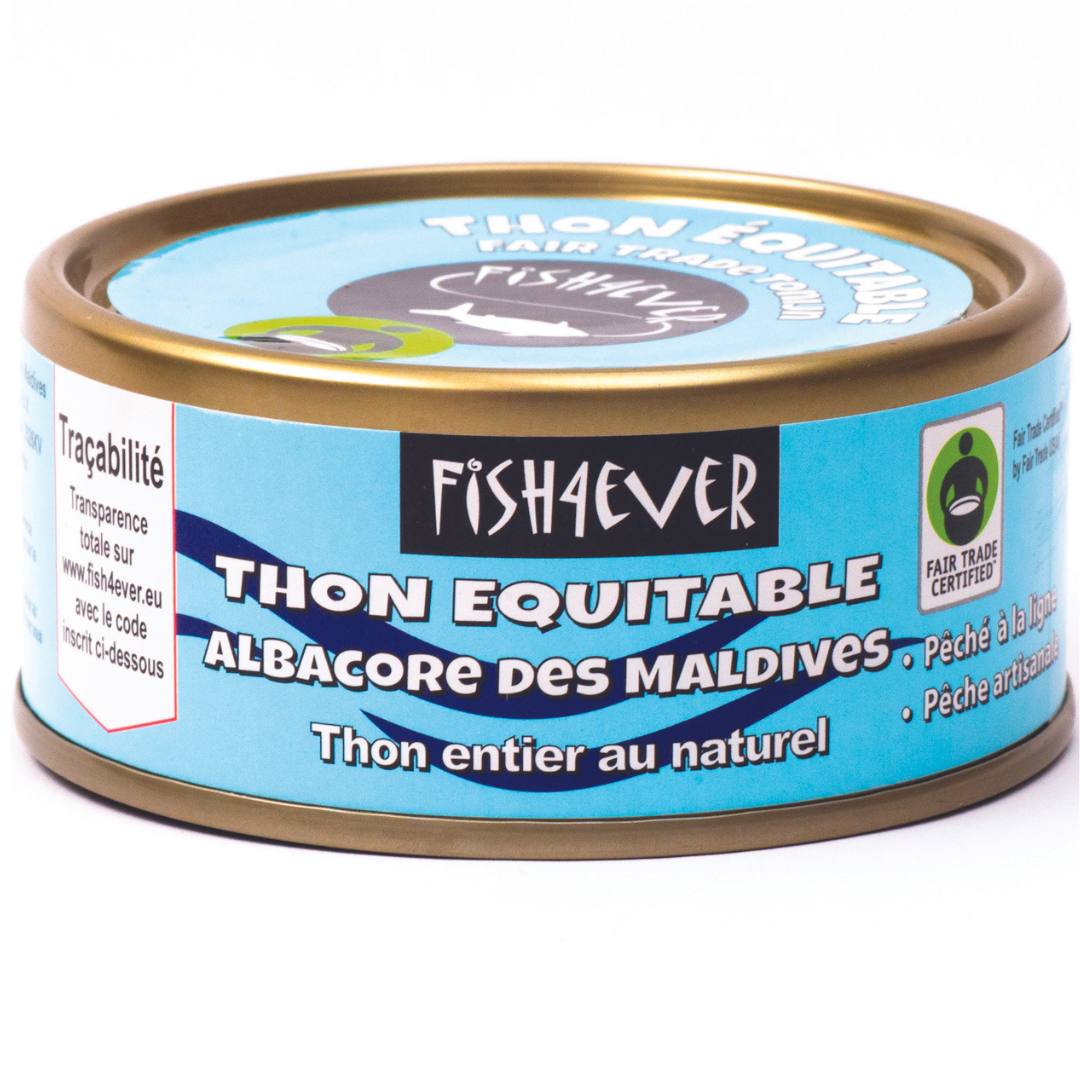 Thon albacore entier au naturel