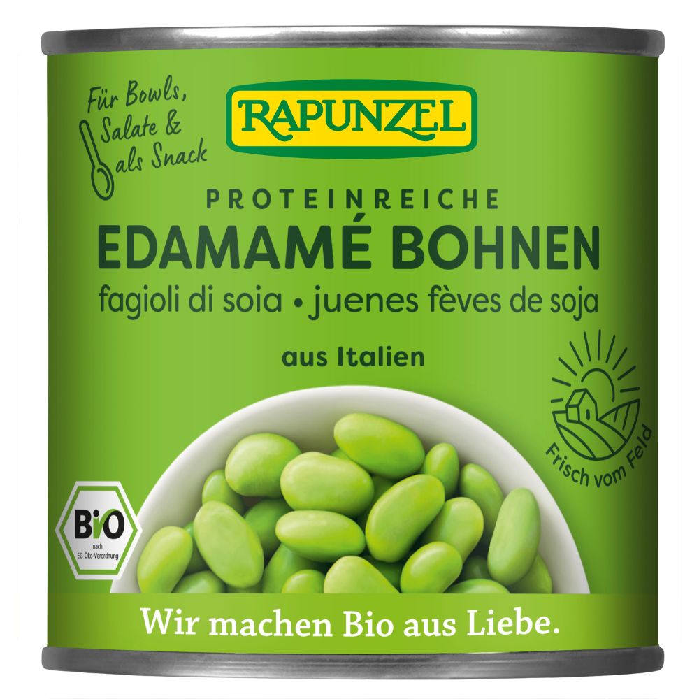 Jeunes fèves de soja edamame bio