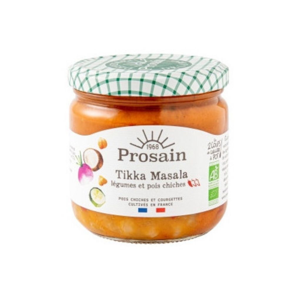 Tikka Masala aux légumes et pois chiches bio