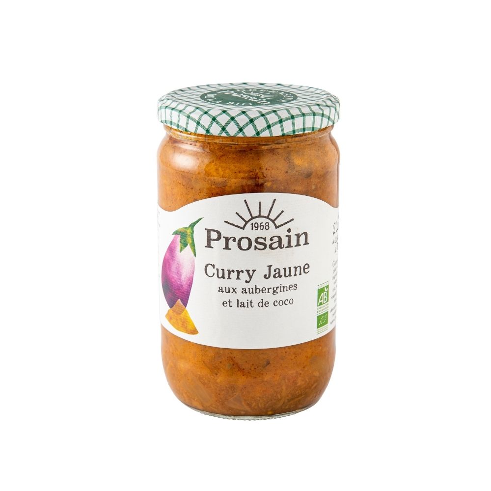 Curry d'aubergines bio