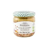 Curry de lentilles au lait de coco bio