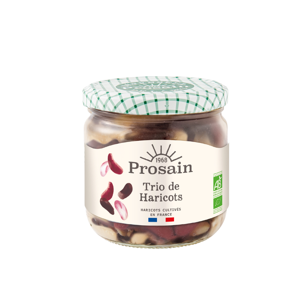 Trio de haricots bio