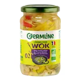 Légumes wok haricots mungo brocoli oignons poivrons bio