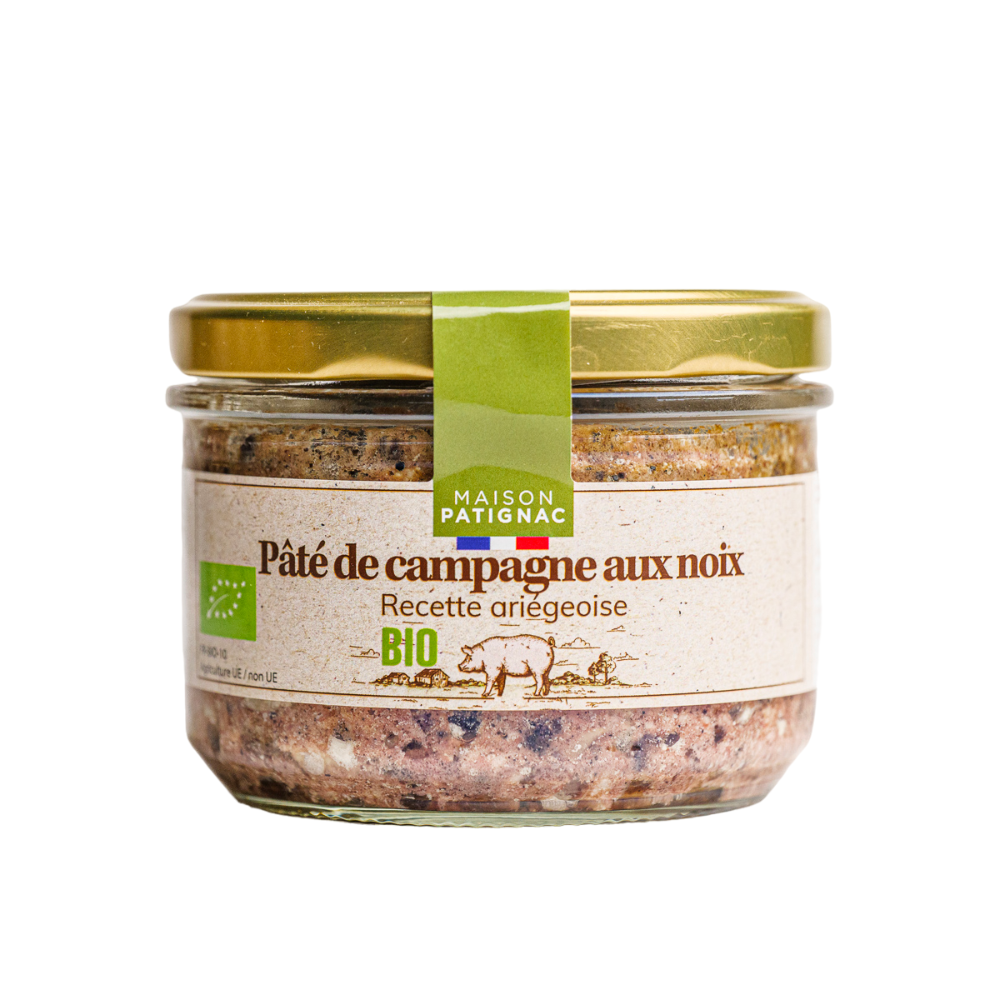 Pâté de campagne bio aux noix