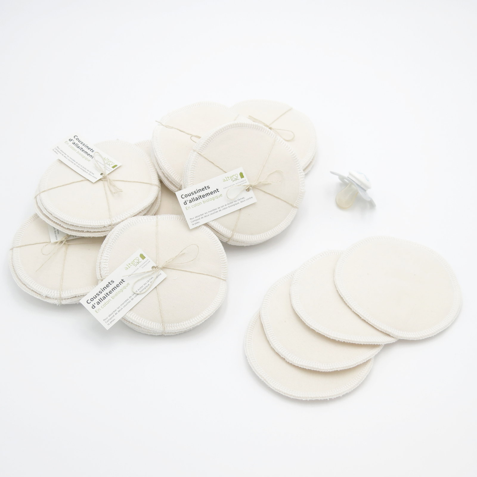 Coussinets d’allaitement lavables x 4