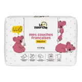 Couches françaises T4+ (9 - 20 kg) avec matières d'origine naturelle x 44