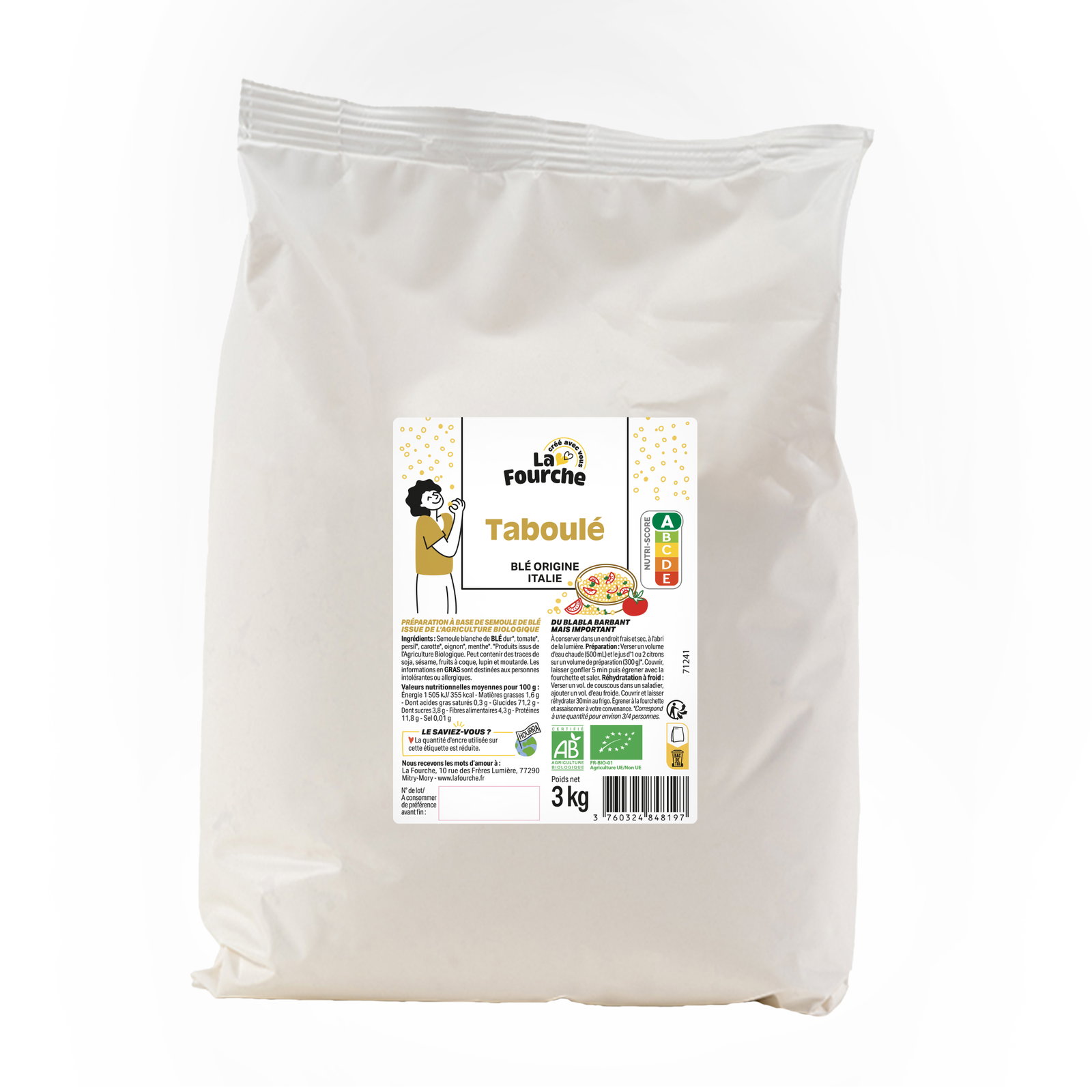 Taboulé bio
