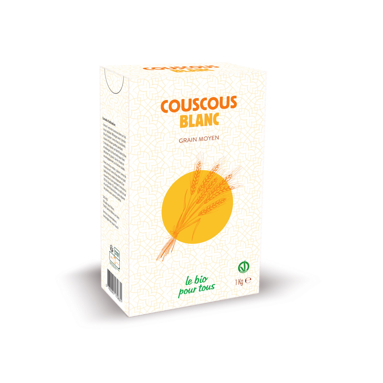 Couscous blanc bio