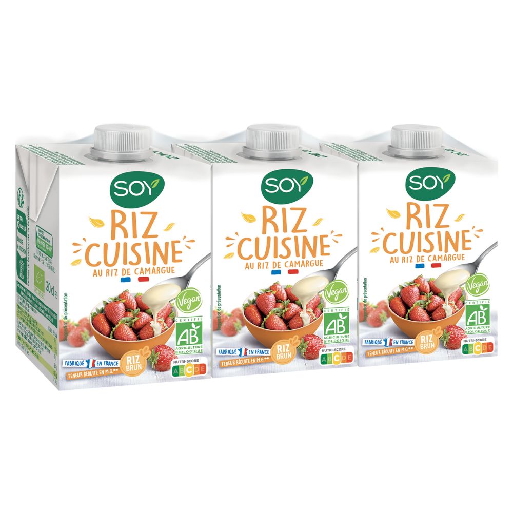 Riz cuisine bio - 3x20cl