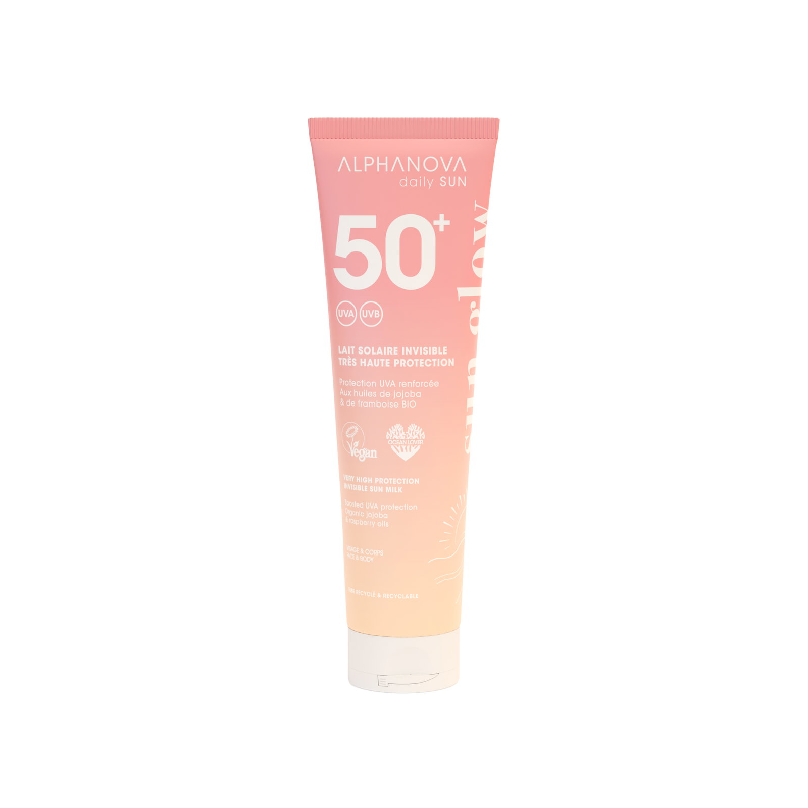 Lait solaire invisible SPF50+ daily sun - sun glow